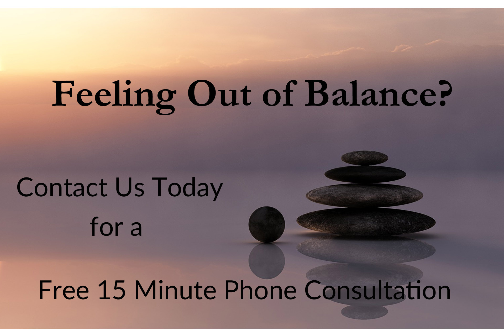 Find a Healthy Balance in Your Life